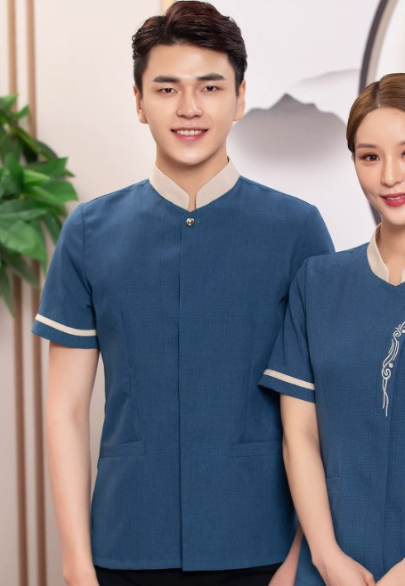 ชุดฟอร์มพนักงานทำความสะอาด เสื้อแม่บ้าน พ่อบ้าน เบลบอย