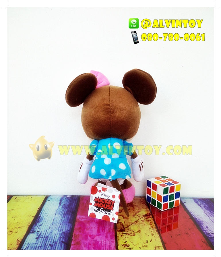 ตุ๊กตา Minnie Mouse แก้มชมพู 10 นิ้ว