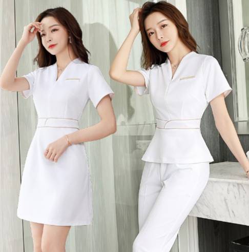 ชุดคลินิกความงาม ชุดนวดสปา ชุดพนักงานต้อนรับ