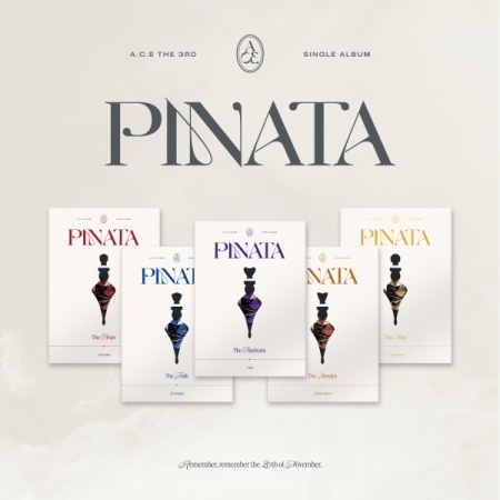 ( Pre-Order ) A.C.E 3rd Single Album PINATA ( random ver ) + Poster วางจำหน่าย 20 / 11 / 2024