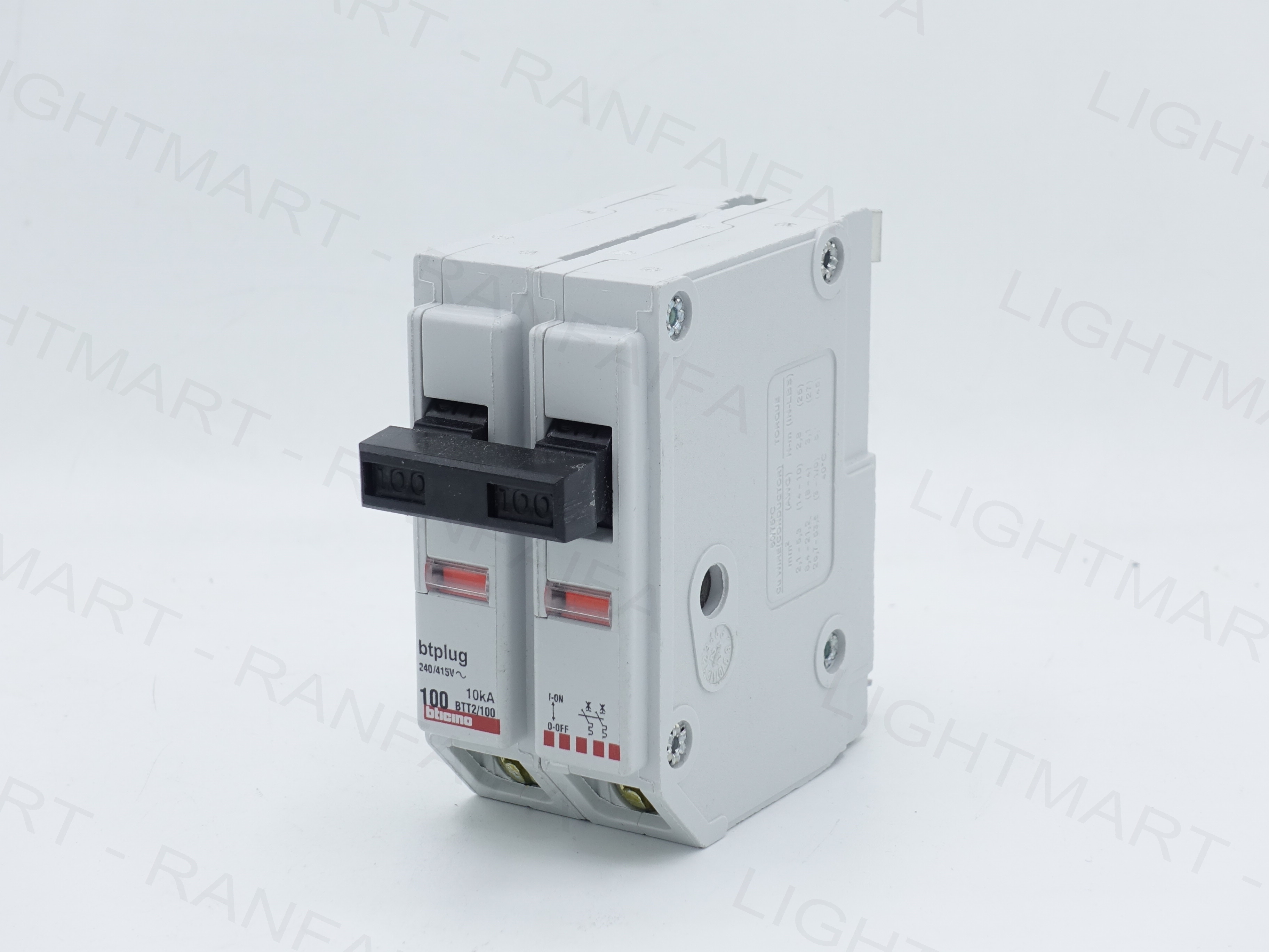เมนเบรกเกอร์ 2P 32-100A "Bticino" รุ่น BT-PLUG