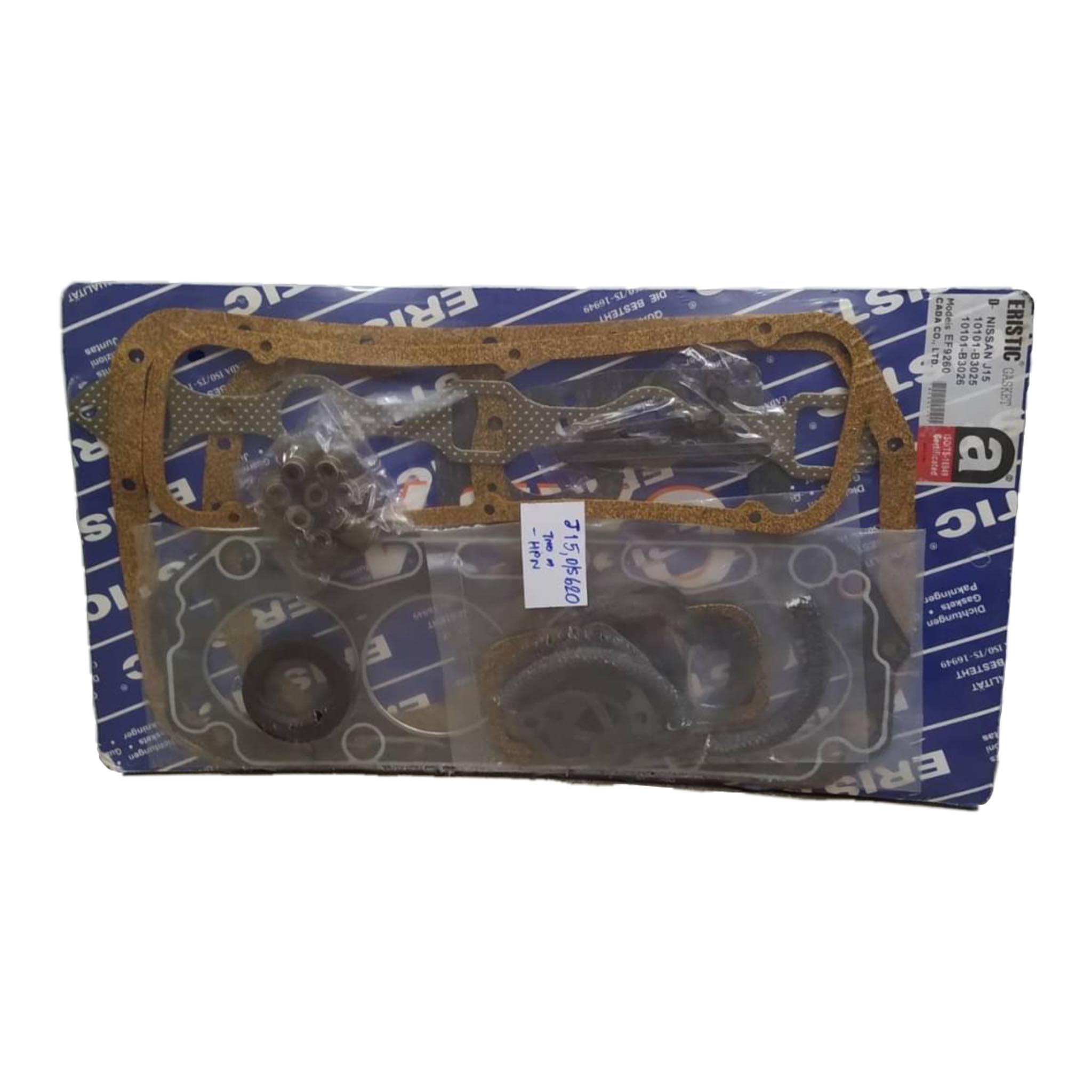 ประเก็นชุดใหญ่ NISSAN J15 / DATSUN 620 / DATSUN 720 นิสสัน ดัทสัน (ชุดใหญ่+ประเก็นฝาสูบ+ซีล) ประเก็นฝาสูบเหล็ก 10101-B3025 / 10101-B3026 / EF9260 ยี่ห้อ ERISTIC (Head gasket set)