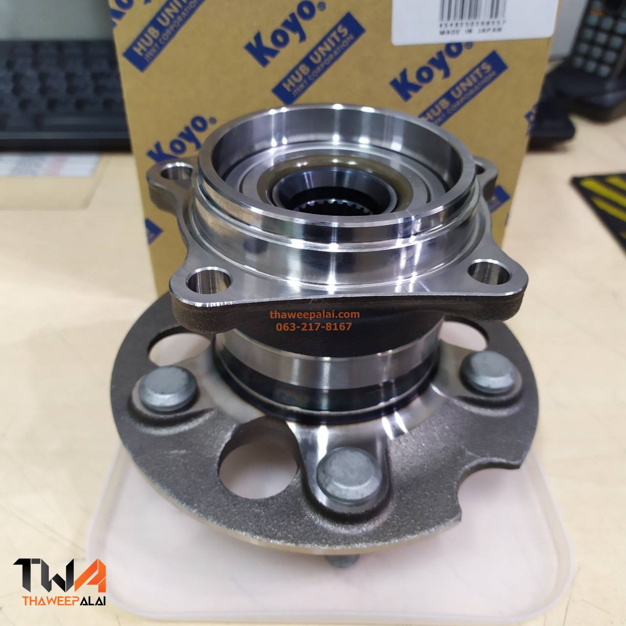 ดุมลูกปืนล้อหลัง R-L ALPHARD ไฮบริด ปี03-08 ATH10 เครื่อง2.4 4WD DACF038D /KOYO (Made in Japan)