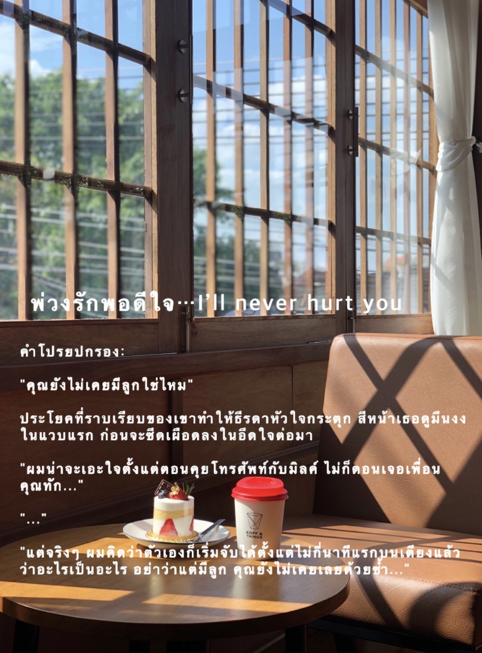 พ่วงรักพอดีใจ I’ll never hurt you / อัญชรีย์ ( ทำมือ ใหม่ แถม แมกเน็ต ฟรีปกพลาสติกใส )