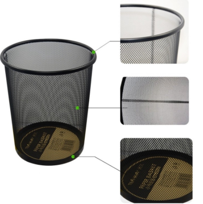 ถังขยะ แบบตะแกรงเหล็ก