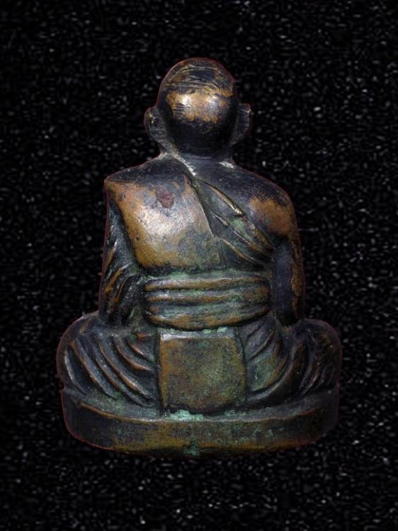 รูปหล่อโบราณ รุ่น2 หลวงพ่อก้อย วัดมหาเจดีย์ ฉะเชิงเทรา ปี2502