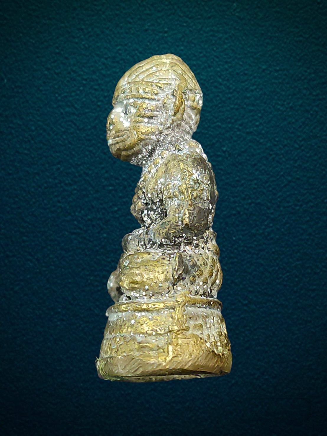 หล่อโบราณ หนุมาน หลวงพ่อพูล วัดไผ่ล้อม นครปฐม ก้นอุดผง