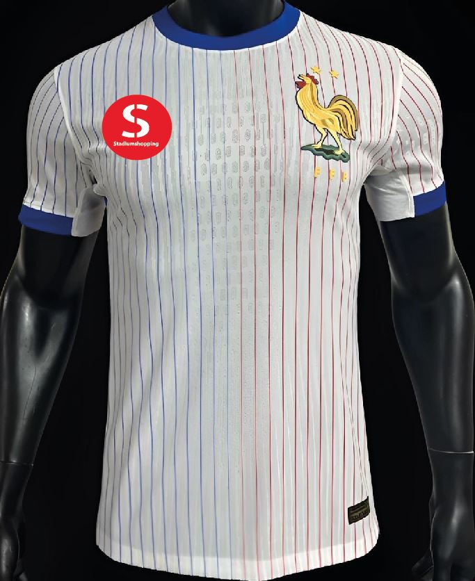 เสื้อทีมชาติฝรั่งเศส เยือน (เพลเยอร์) Euro2024 ไซส์ S,M,L,XL,2XL