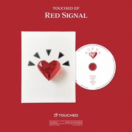 ( Pre-Order ) TOUCHED EP Album - Red Signal * ไม่มี Poster * วางจำหน่าย 12 / 8 / 2025