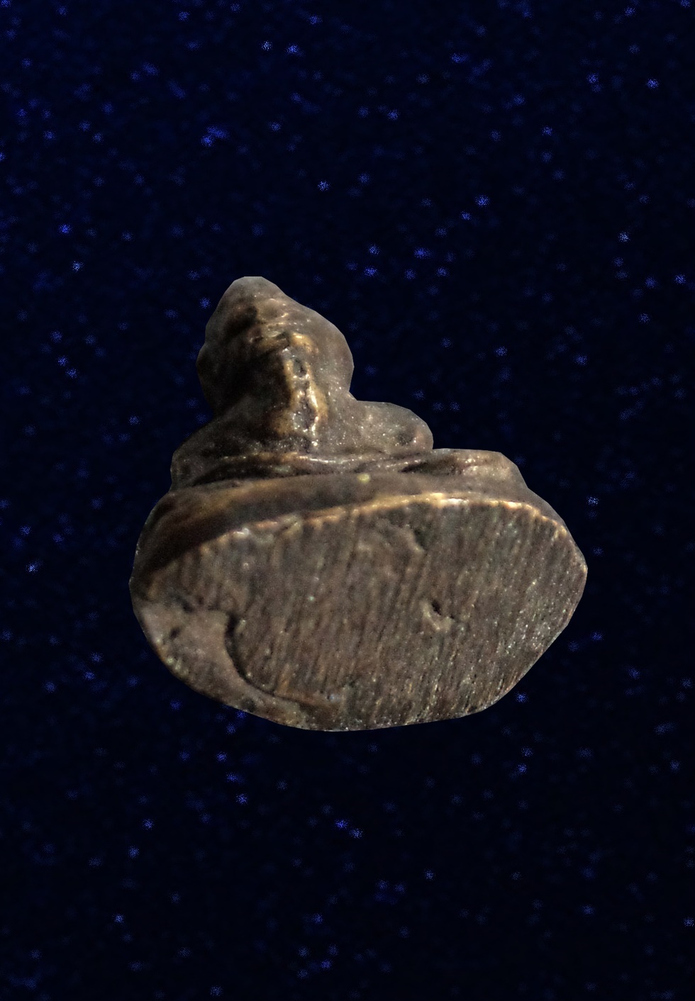 รูปหล่อฤาษี วัดถ้ำเขาฤาษี (เขามายอ) จ.ปัตตานี รุ่นแรก ปี 2495 พิมพ์เล็ก