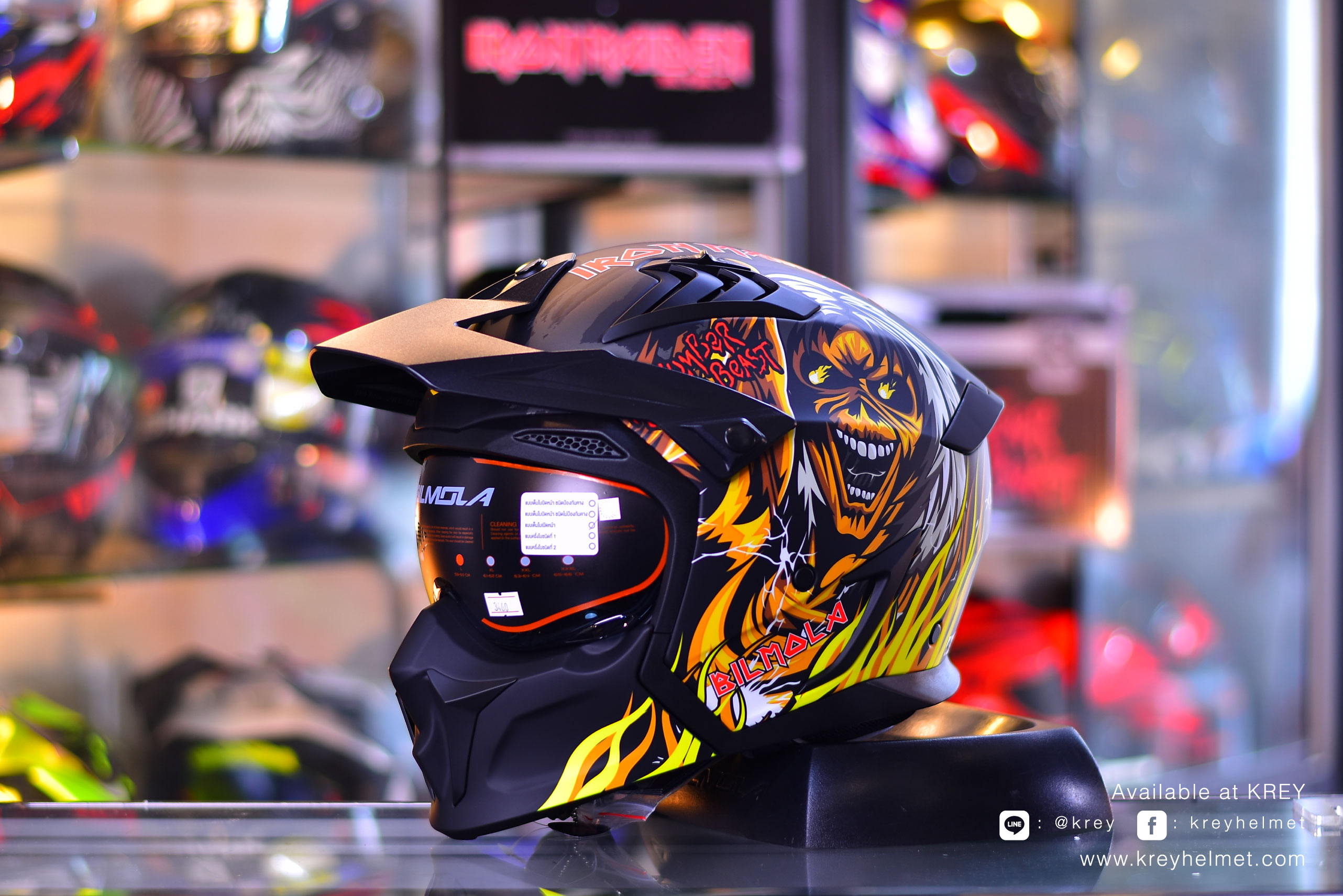 BIlmola model Spiker : THE NUMBER OF THE BEAST Black Matt