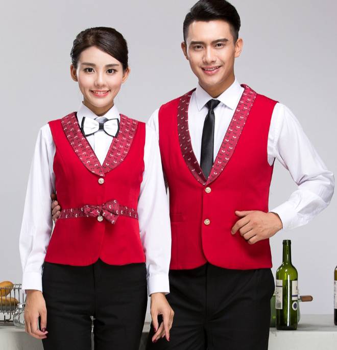 เสื้อกั๊กพนักงานไนท์คลับ บาร์ พนักงานโรงหนัง โรงละคร ชุดพนักงานร้านเหล้า