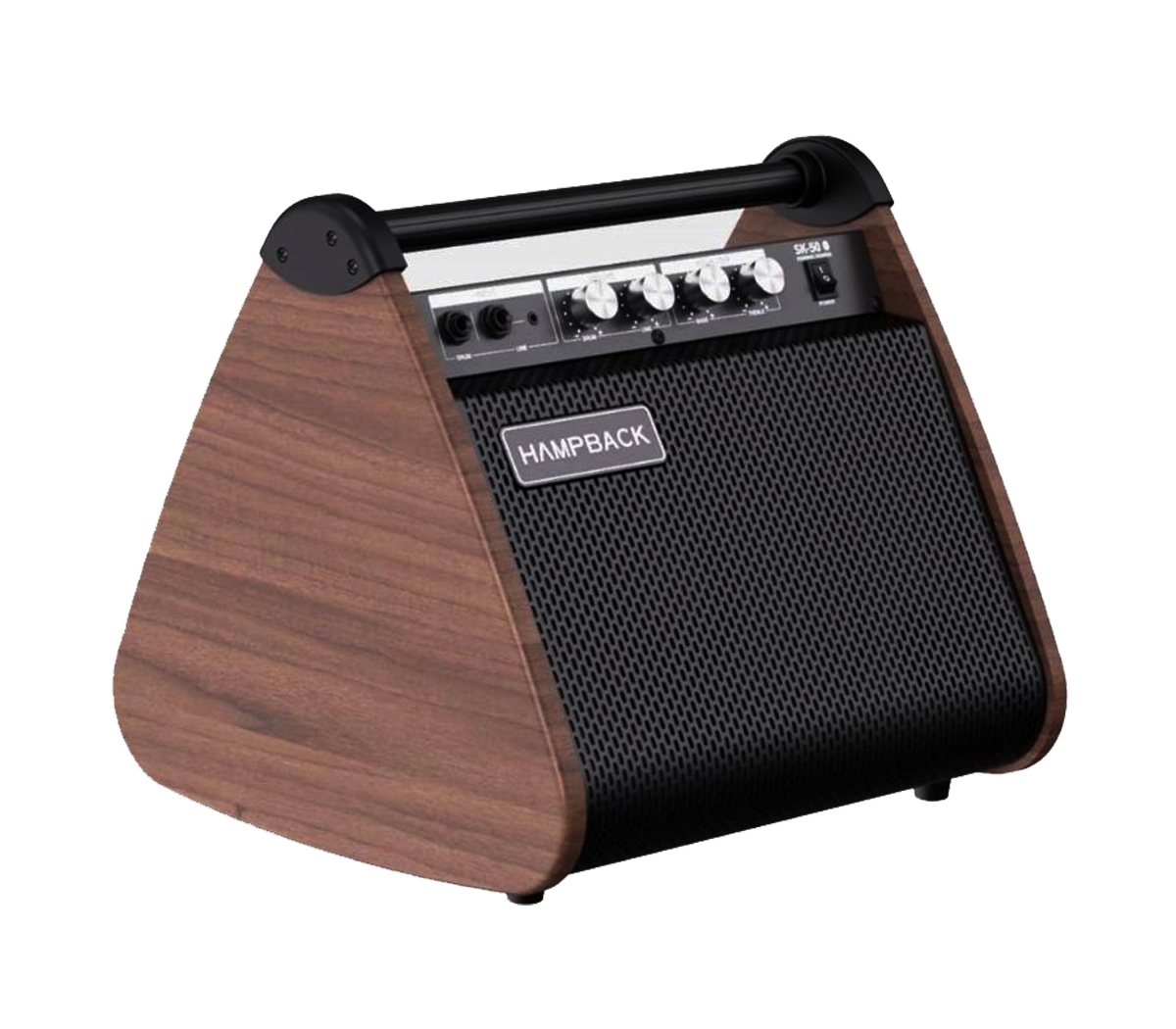 Hampback SK-50 *ของแท้รับประกัน1ปี* Electronic Drum Amplifiers, แอมป์กลองไฟฟ้า, 45+20 W, Woofer 8"