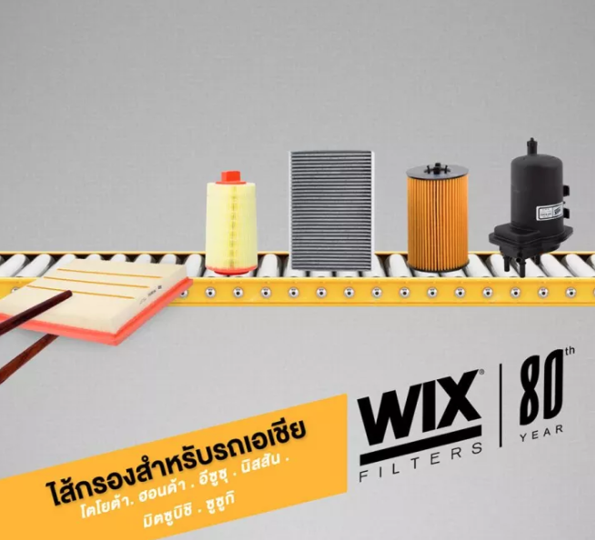 กรองแอร์ / ไส้กรองอากาศแอร์ TOYOTA REVO 2.4 / 2.8 ปี15, C-HR, PRIUS 1.8 Hybrid / New Innova ยี่ห้อ WIX โตโยต้า รีโว่ / พรีลูด WP 2158 CABIN AIR FILTER