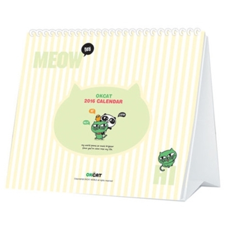 ( Pre-Order ) 2PM OK TEACYEON OKCAT 2016 Calendar วางจำหน่าย 12 / 2 / 2016