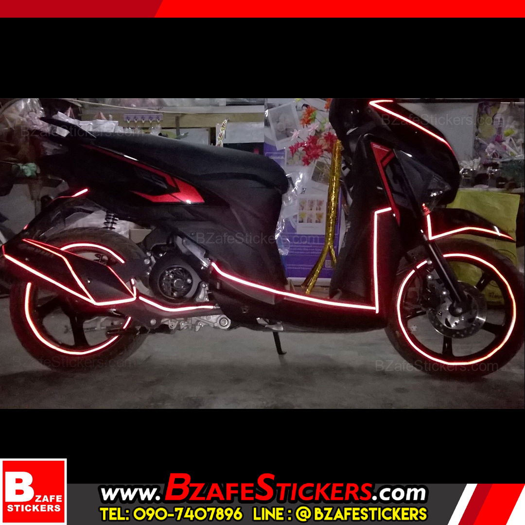 รีวิว สติ๊กเกอร์สะท้อนแสงติดขอบล้อ 3M, Kiwalite สติ๊กเกอร์ติดล้อ สติ๊กเกอร์แต่งรถ