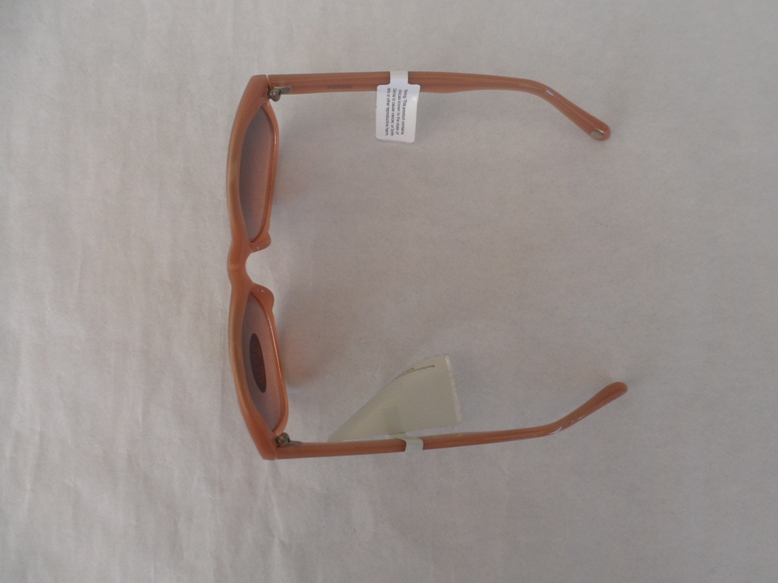 Fossil No.21 ทรง Wayfarer กรอบน้ำตาลอ่อน