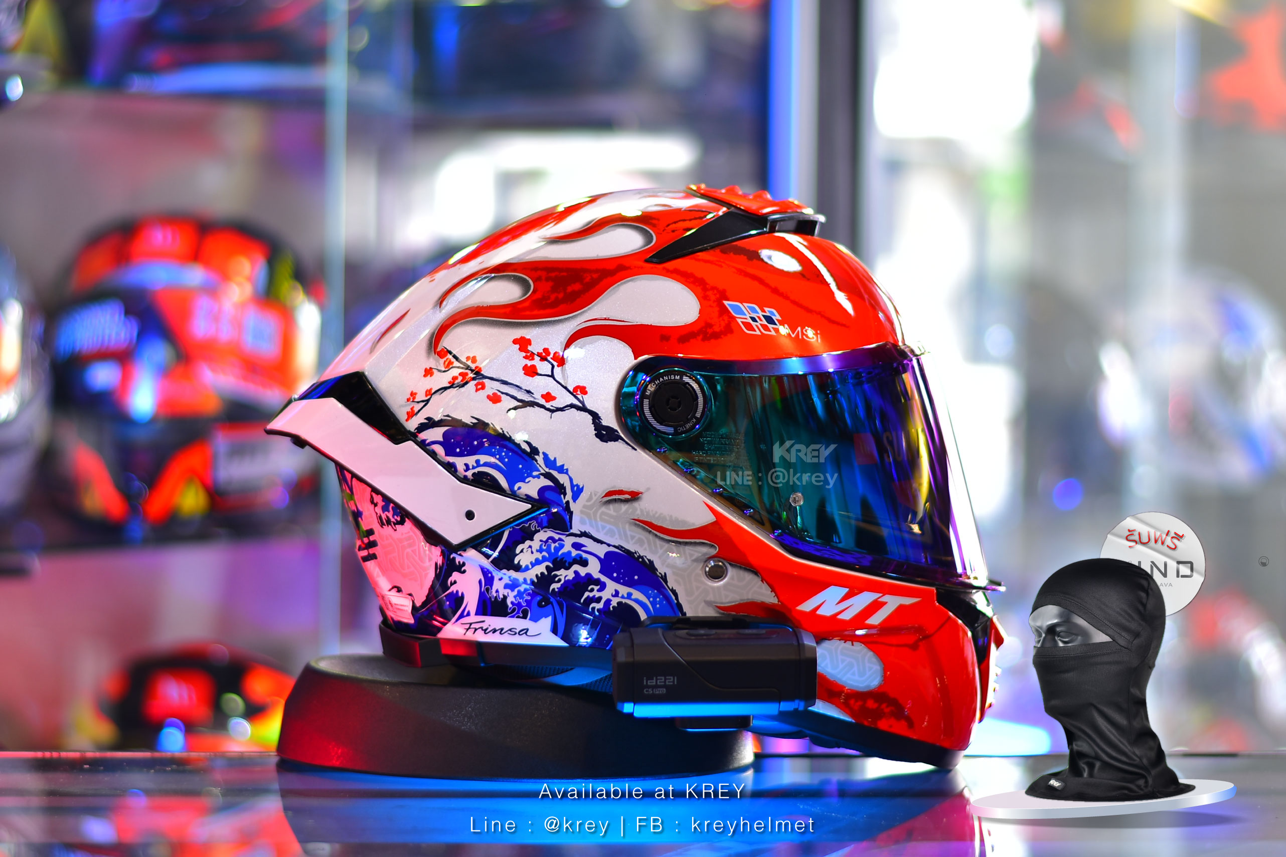 กล้องติดหมวก/รถ id221 รุ่น ACTION C5 Pro