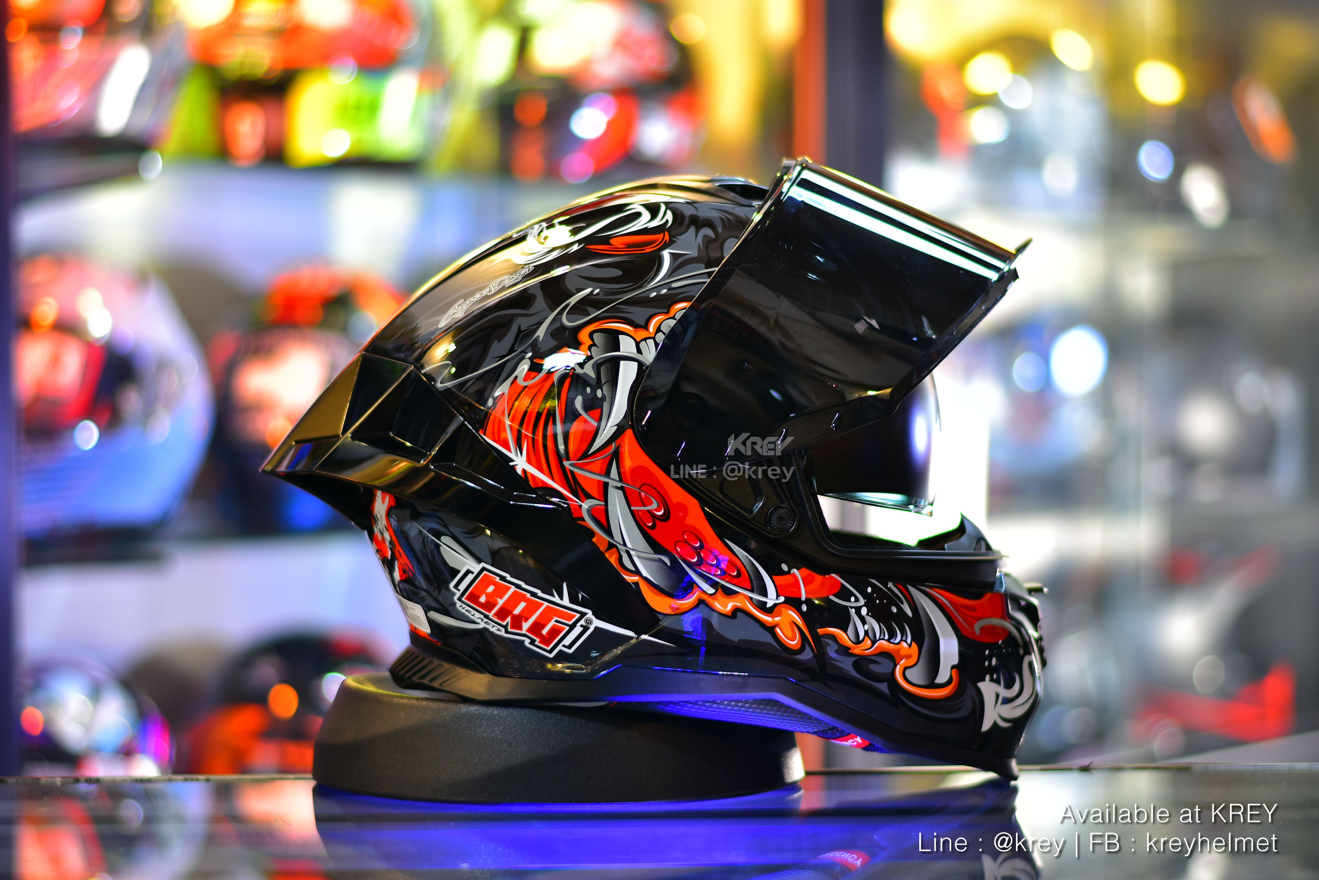 BRG model BR-23 Monster Glossy Red