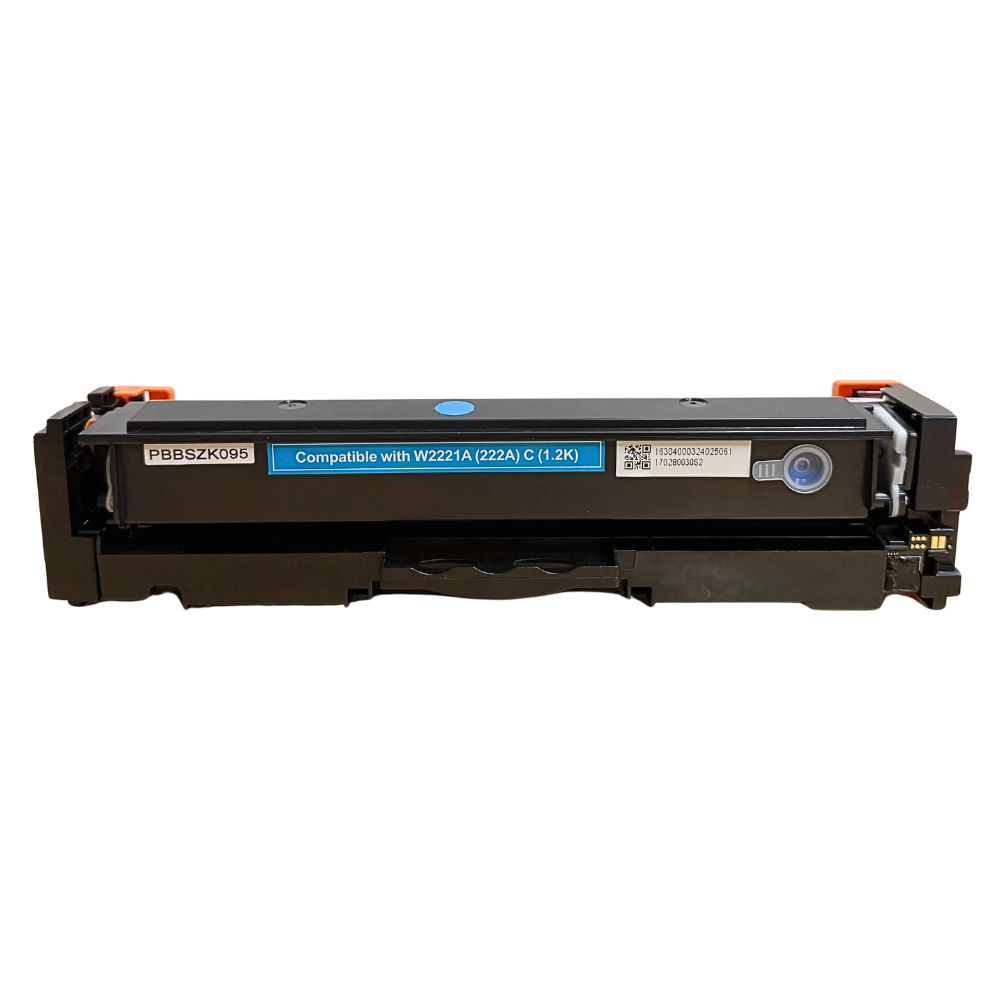 W2221A CY (222A) หมึกเทียบเท่า สีฟ้า สำหรับ HP Color LaserJet Pro 3203 , 3288, MFP 3388 , MFP 3303 (1,200 แผ่น) | พร้อมชิป