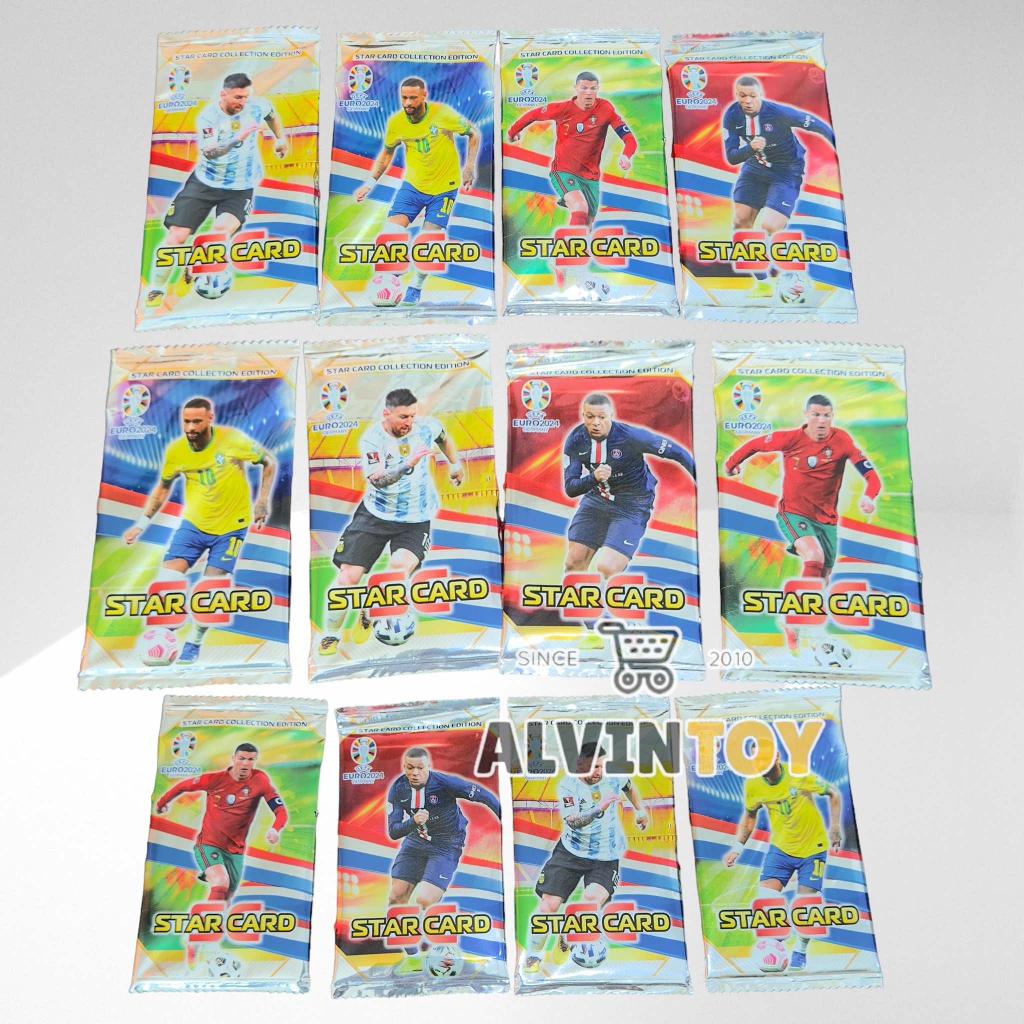 ของเล่น การ์ด นักฟุตบอล ชุดการ์ด ชุด 12 ซอง สกิบิดี้ ทอยเล็ต สินค้าตรงปก สินค้าส่งเร็วจากกทม.