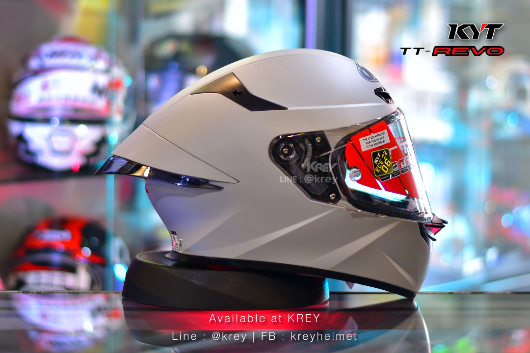 KYT model TT REVO Solids Asp Grey Matte