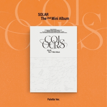 ( Pre-Order ) Solar ( Mamamoo ) 2nd Mini Album [ COLOURS ] Palette ver * มี Poster พับในกล่อง * วางจำหน่าย 1 / 5 / 2024
