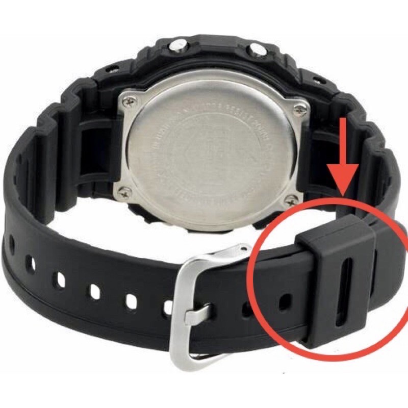 ของแท้ 💯% ที่รัดสาย นาฬิกา G-Shock Baby-G เรซิ่น ใส่ได้หลายรุ่น DW-5600 BA-110 สายเล็ก