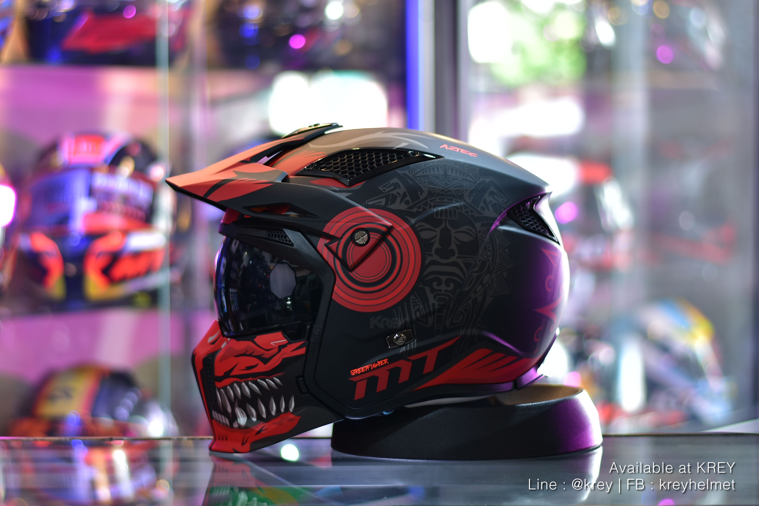 MT model STREETFIGHTER SV : AZTEC MATT RED