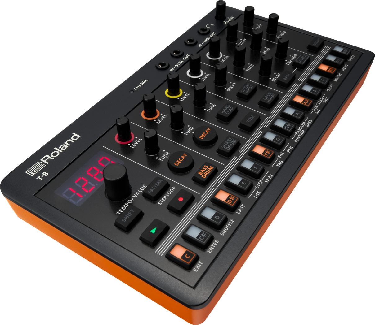 Roland AIRA Compact T-8 BEAT MACHINE *ของแท้รับประกันศูนย์* Rhythm Machine, Drum Machine, Bass Machine ฟรี!! สาย USB Cable