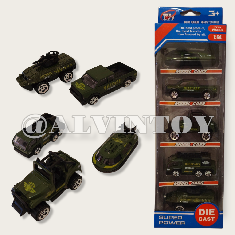โมเดลรถเหล็ก Die Cast รถทหาร รถถัง