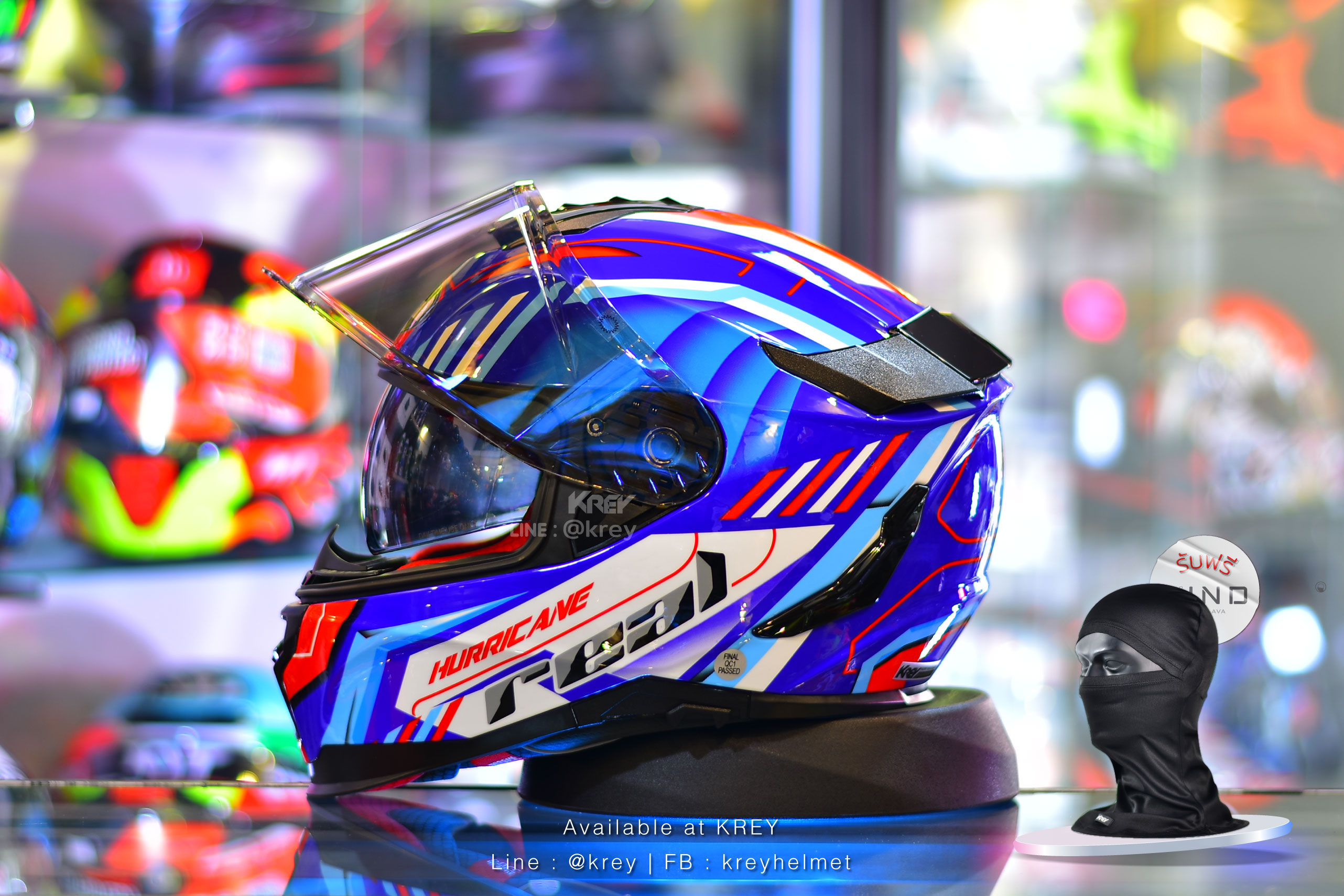 Real model Hurricane Kona Blue White