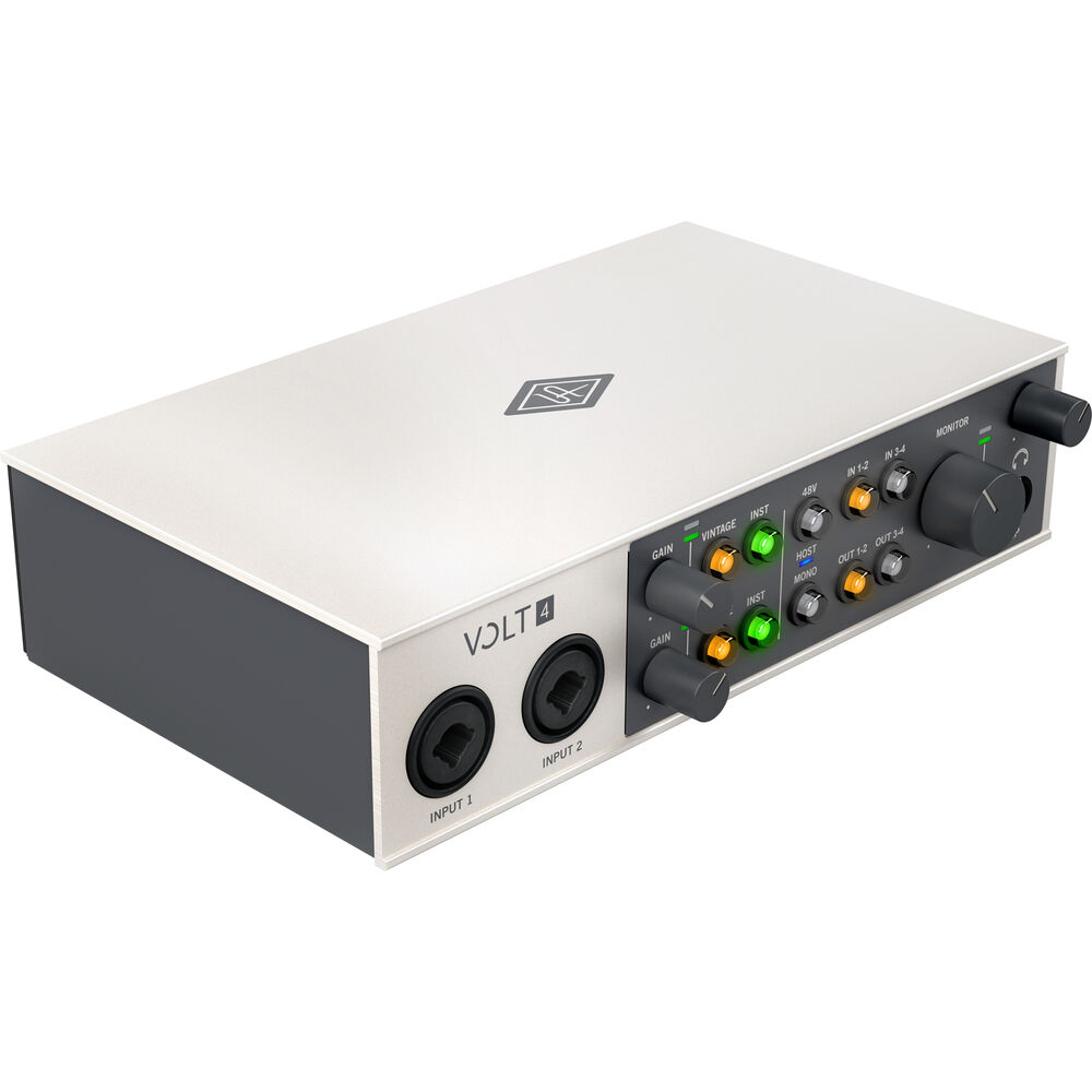 Universal Audio Volt 4 *ของแท้รับประกัน 1ปี* USB-C Audio Interface, ออดิโออินเตอร์เฟส, PC/ Mac/ iOS