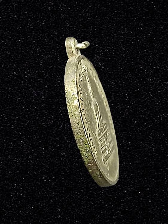 เหรียญพระพุทธ ฉลองพระอุโบสถ วัดด่านสำโรง สมุทรปราการ ปี2508