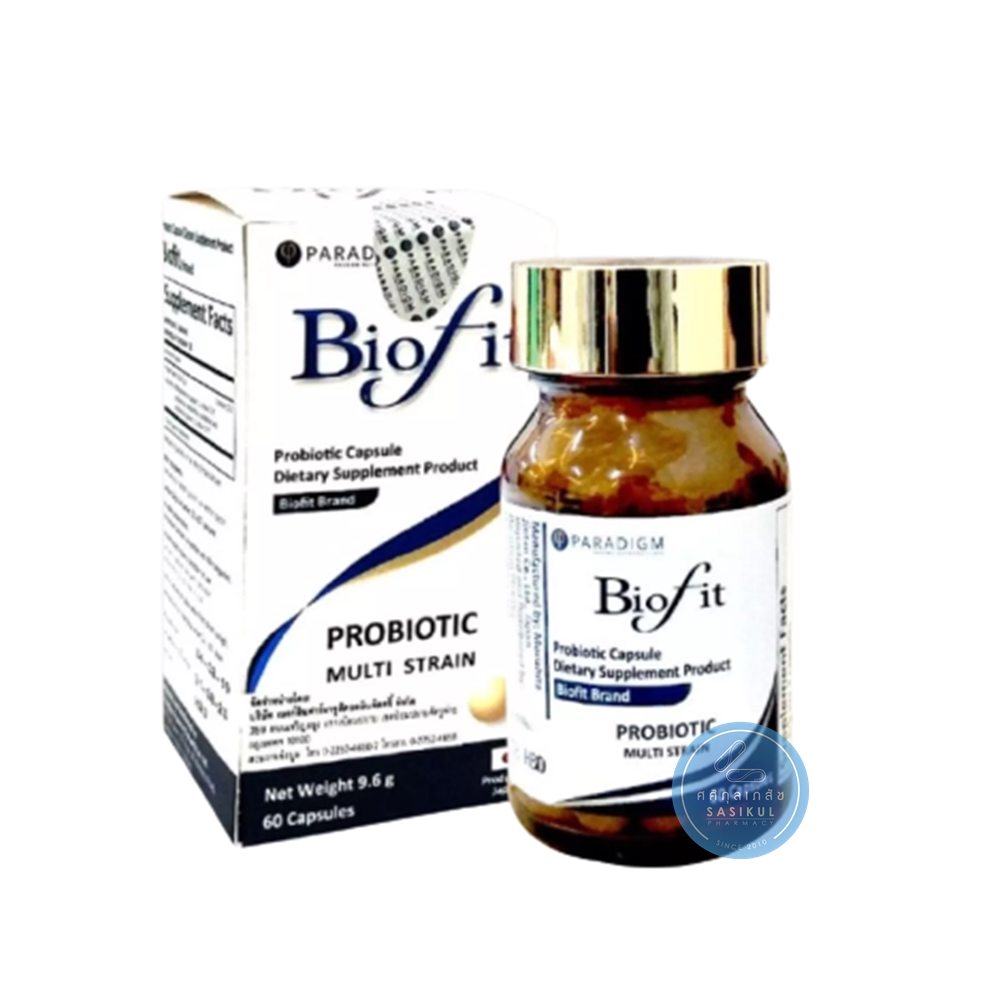 PARADIGM BIOFIT PROBIOTICS 60S JAPAN ( พาราไดม์ จุลินทรีย์ โพรไบโอติก ไบโอฟิท 60 cap เม็ด )