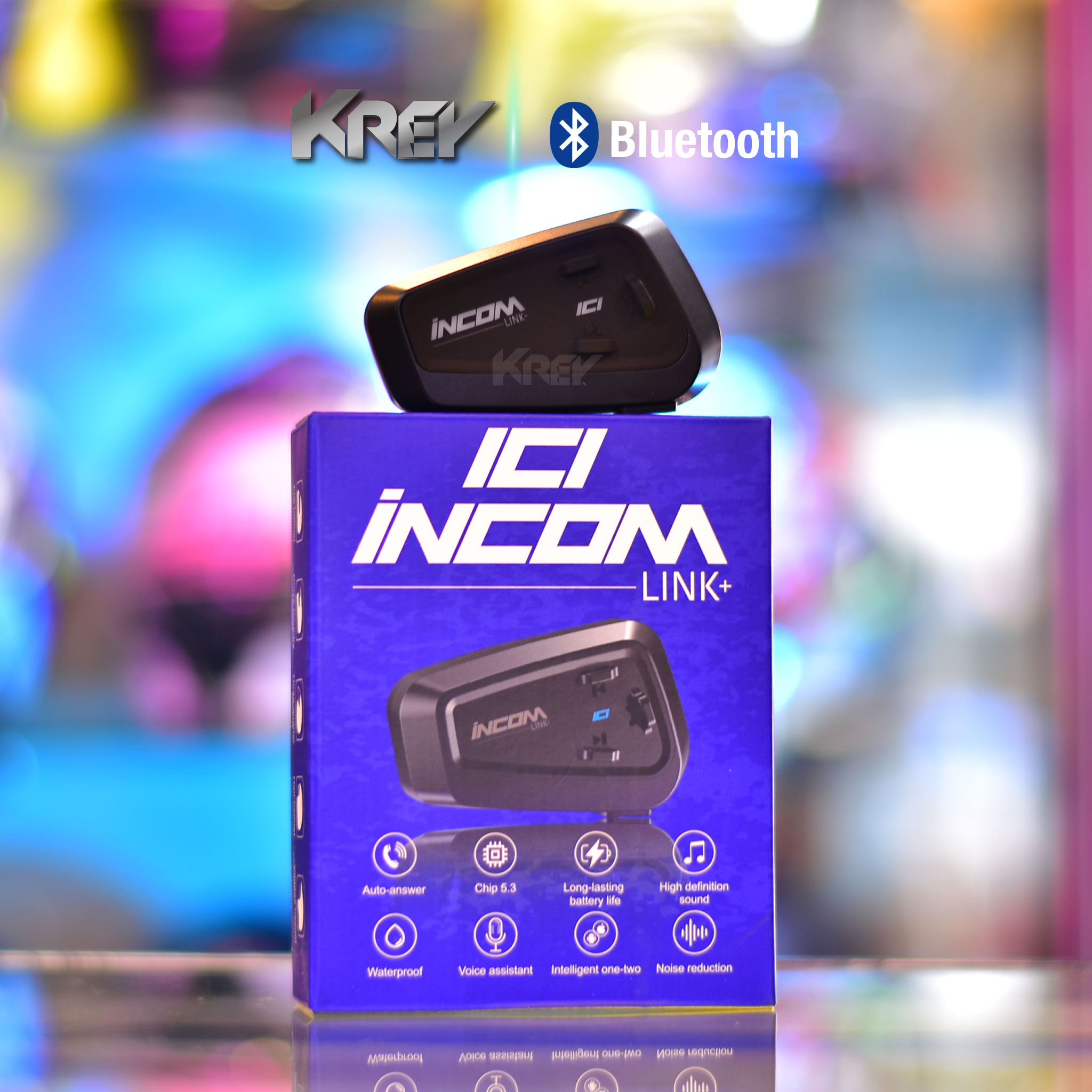 บลูทูธติดหมวกกันน็อค INCOM LINK+