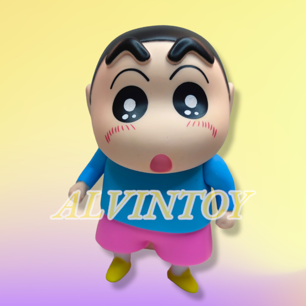 โมเดล ฟิกเกอร์ Shin-chan - ชินจังจอมแก่น ตัวใหญ่ ชุด 4 ตัว ขนาดความสูง 14 ซม.
