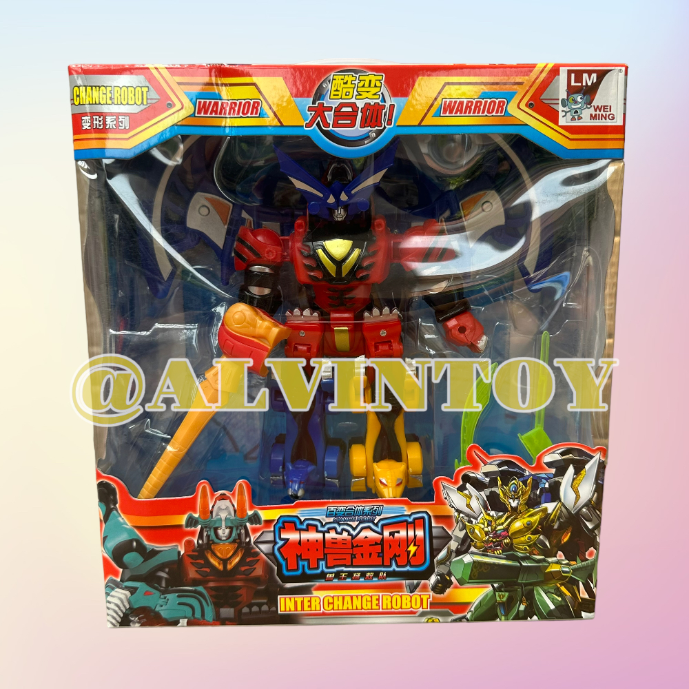 หุ่นยนต์ ประกอบร่าง Inter Change robot หุ่นยนต์แปลงร่าง แยกร่างได้