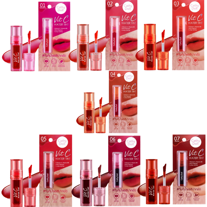 CATHY DOLL เคที่ดอลล์ วิทซีวอเตอร์ทินท์ (2.7 กรัม) Vit C Water Tint (2.7G)