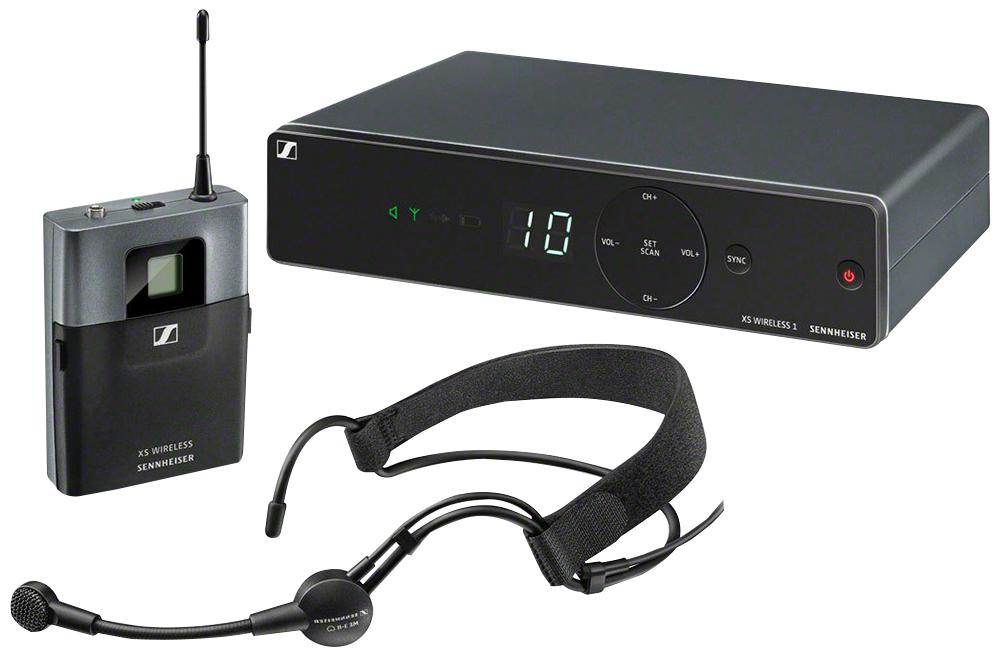 Sennheiser XSW 1-ME3-A *ของแท้รับประกันศูนย์* Headmic Set ไมค์ไร้สายแบบคาดศีรษะคลื่น UHF (A: 548 to 572 MHz)