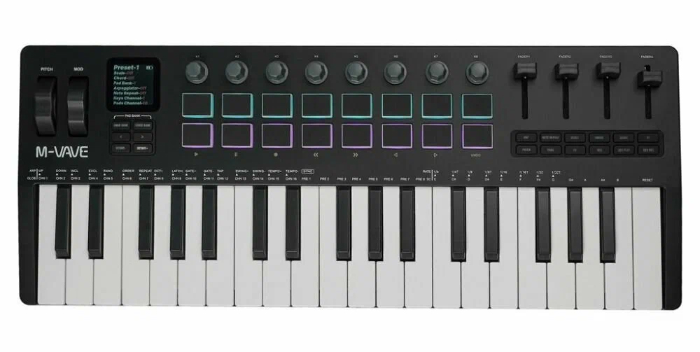 M-VAVE SMK-37 PRO *ของแท้รับประกัน 1ปี* 37 Key Midi Keyboard, มิดิคีย์บอร์ดคอนโทรลเลอร์