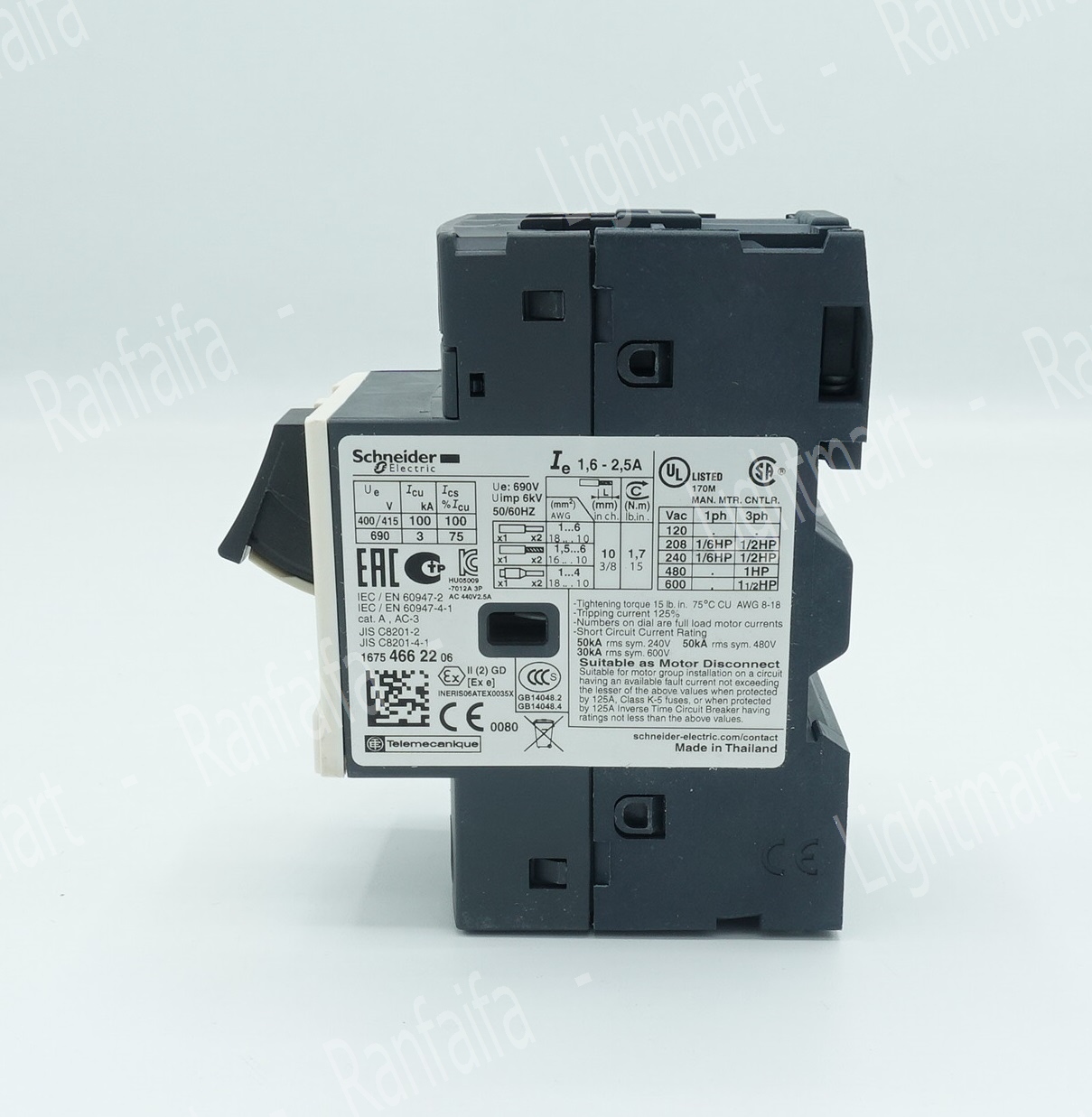 Motor Breaker GV2-ME07 (1.6-2.5A) SD