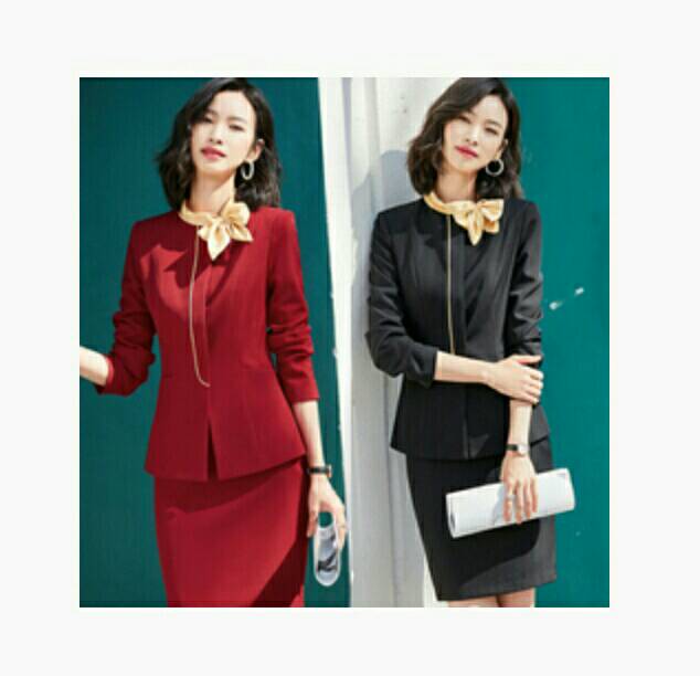 ชุดสูท ชุดพนักงานต้อนรับโรงแรม ชุดพนักงานออฟฟิศ