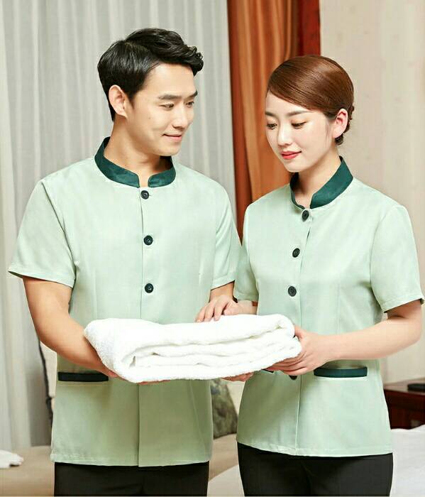 เสื้อแม่บ้าน พ่อบ้าน พนักงานทำความสะอาด
