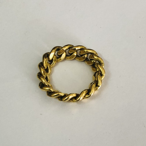 รหัส 53814 แหวน ทอง18K (75%) ลายบิดแบน งานสวยมาก นน. 8.24 g