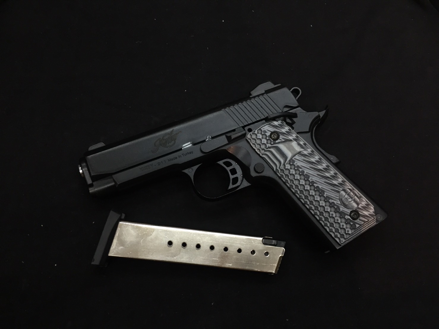 KUZEY 911 4" KIMBER BLACK G10 ( YB19-3864 ) ( YB19-3866 )