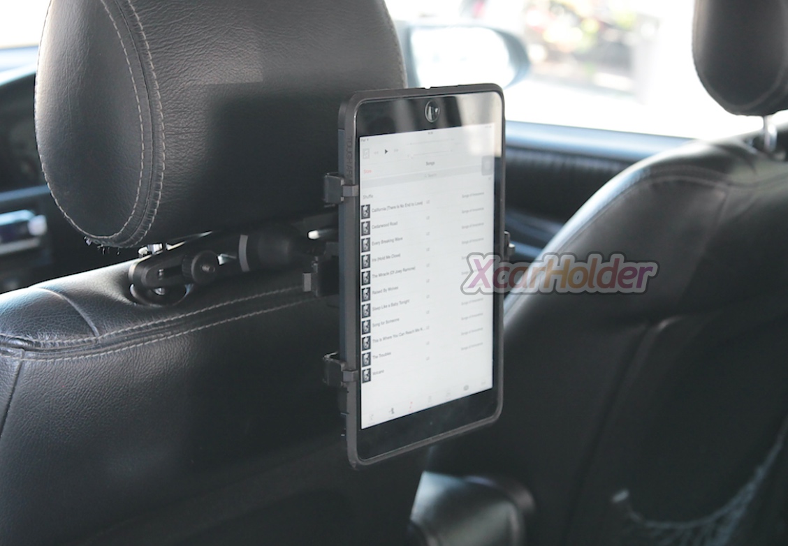 HEADREST TABLET 3legs HOLDER SET | ที่วางแท็บเล็ต แบบสามขา เกาะหัวหมอนเบาะนั่งรถยนต์