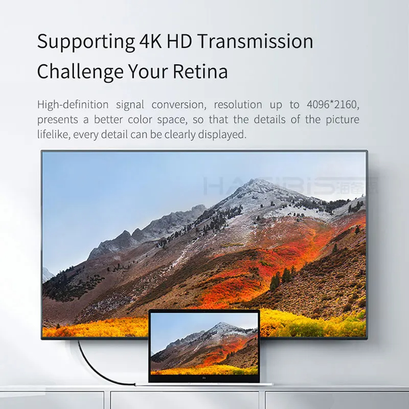 Hagibis HDMI male to male extension cable HDMI 2.0 4K HD