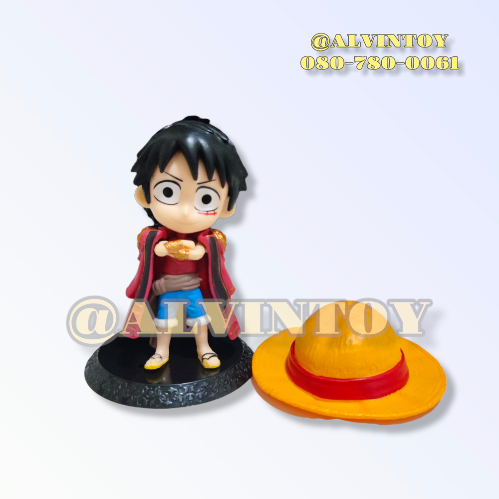 ฟิกเกอร์ One Piece - วันพีช จักรพรรดิ ชุด 6 ตัว ขนาดความสูง 9-12 ซม. ผลิตจาก PVC คุณภาพดี