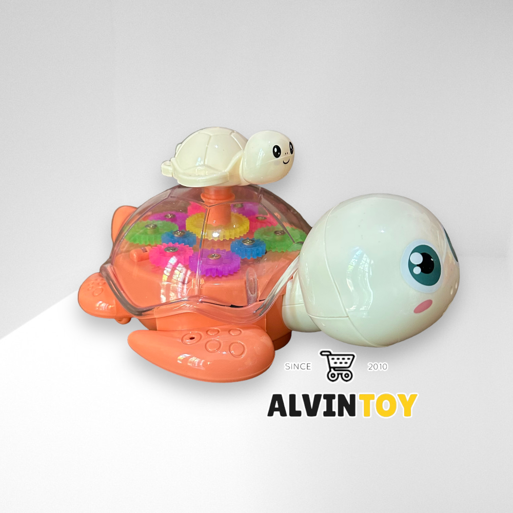 ของเล่น เต่า Lucency gear Turtle วิ่งได้ ชนถอย มีเสียง มีไฟ